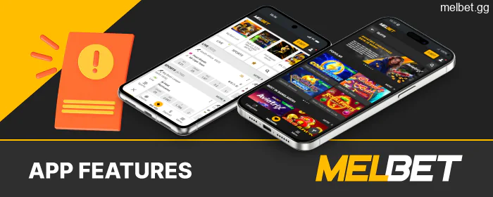 Features of using Melbet App