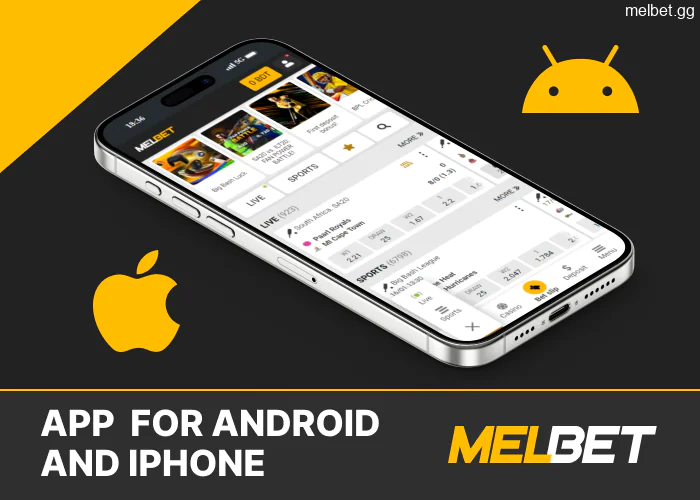 Melbet App for Android and iPhone devices