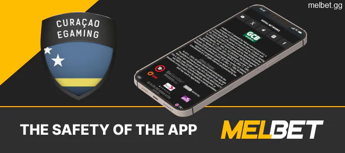 Melbet app security