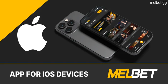 Download the Melbet app for iOS devices