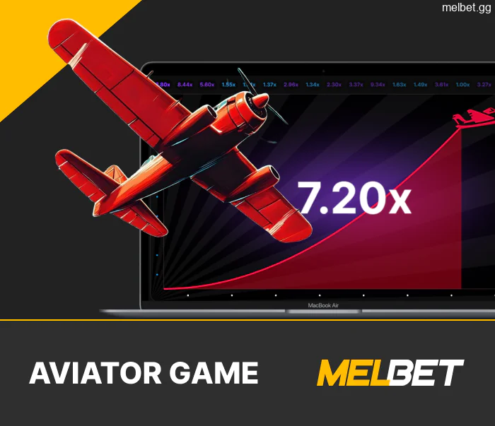 Aviator game on the Melbet site