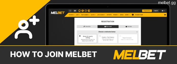 How to go to the Melbet website and start playing