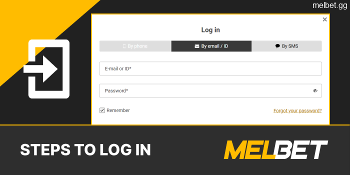 Melbet Login Procedure