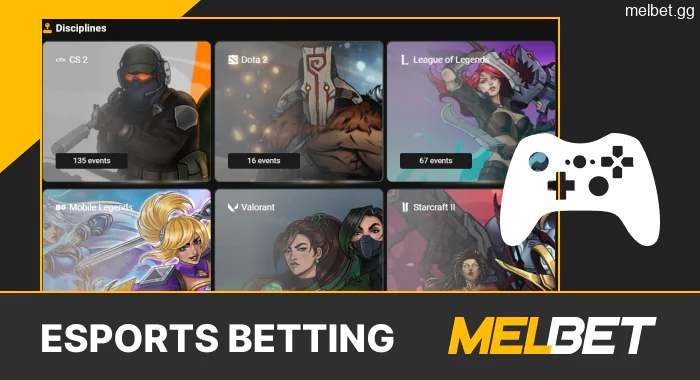 Melbet eSports betting for Asian players