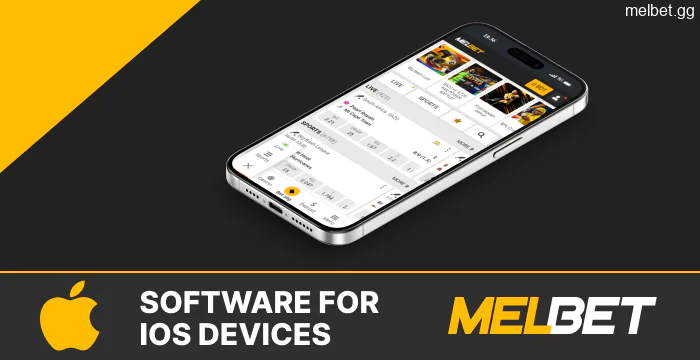 Melbet app for iOS Devices