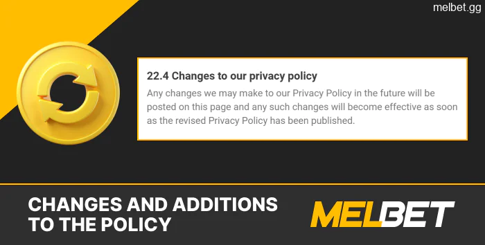 Melbet policy changes and additions