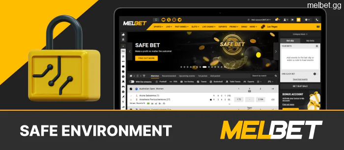 Melbet is a safe and secure environment for players