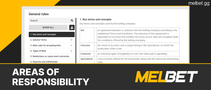 Melbet Support Responsibilities