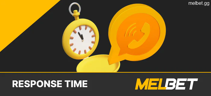 Melbet support response time